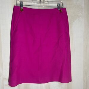 Talbots hot pink pencil skirt, size 8‎